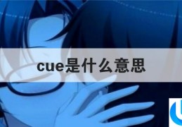 cue是什么意思(cue是什么意思怎么读)